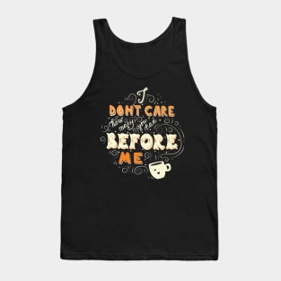 Coffee lover Tank Top